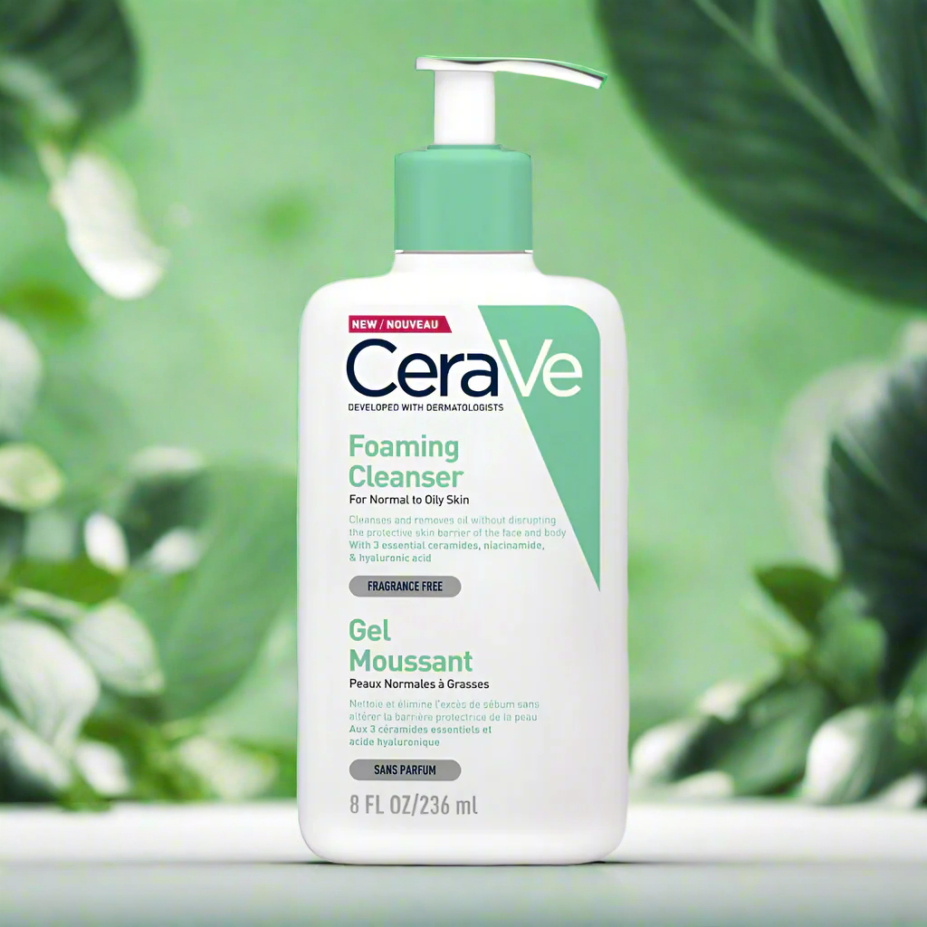 Cerave Foaming Facial Cleanser – 236ml Bottle for Deep Cleansing