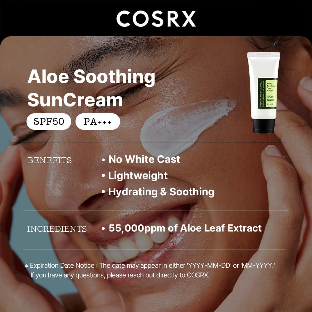 COSRX Aloe Soothing Sun Cream 50ml