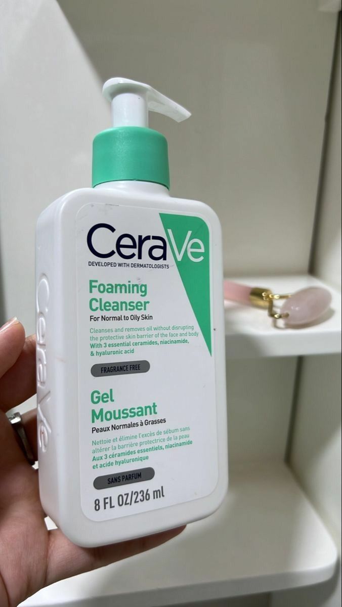 Cerave Foaming Facial Cleanser – 236ml Bottle for Deep Cleansing