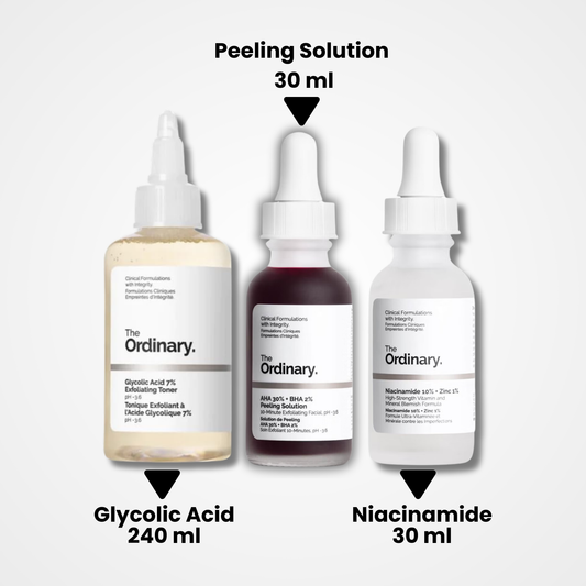 The Ordinary Glycolic Acid 7% Toning Solution, Niacinamide, Peeling Solution