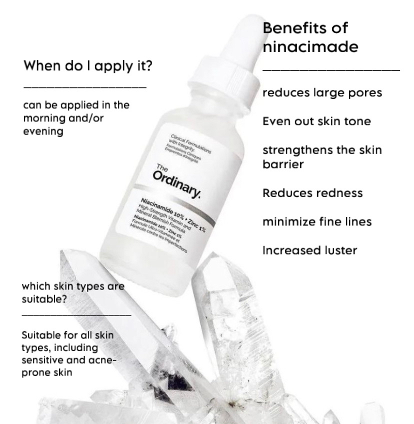 The Ordinary Niacinamide 10% + Zinc 1% Serum (30ml)